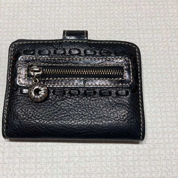 EUC Brighton Black Pebble Leather Wallet - Picture 2 of 8